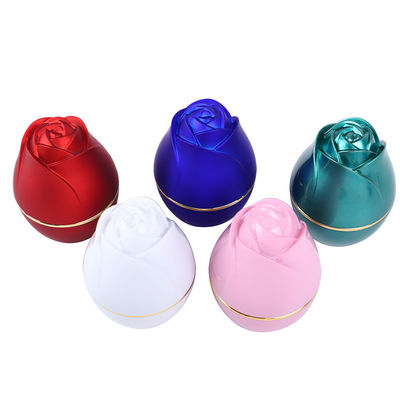 2021 Rose Design LED Light Jewelry Packaging Box برای پلاستیک و مخملی سفارشی شده