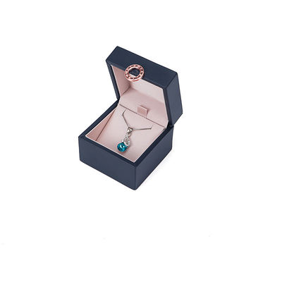 جعبه جواهرات چرمي لوکس با لوگو سفارشي و چاپ گرم