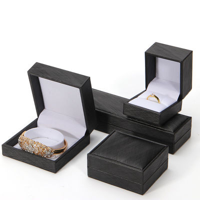 خرید بسته بندی جعبه جواهرات چرم PU با لوگو چاپ شده سفارشی online manufacture