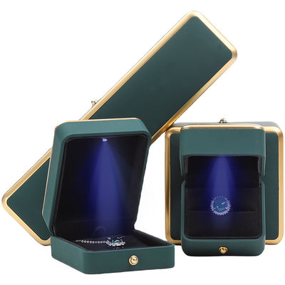 خرید OEM مستطیل LED جعبه جواهرات سازگار با محیط زیست برای دستبند گردنبند گوشواره حلقه بسته بندی online manufacture