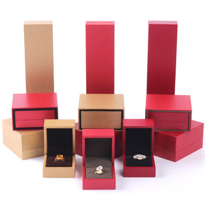 خرید جعبه بسته بندی جواهرات کاغذی با لوگو سفارشی برای قلاده دستبند ذخیره 5.5*4.5*35 online manufacture