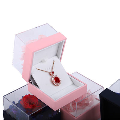 خرید جعبه بسته بندی گل رز مربع گل انگشتر گل برای هدیه طراحی سفارشی online manufacture