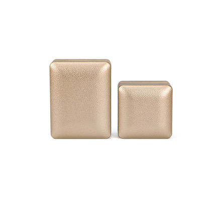 بسته جواهرات Hanhong Gold Leather LED Ring Box با چاپ صفحه ابریشم و نور